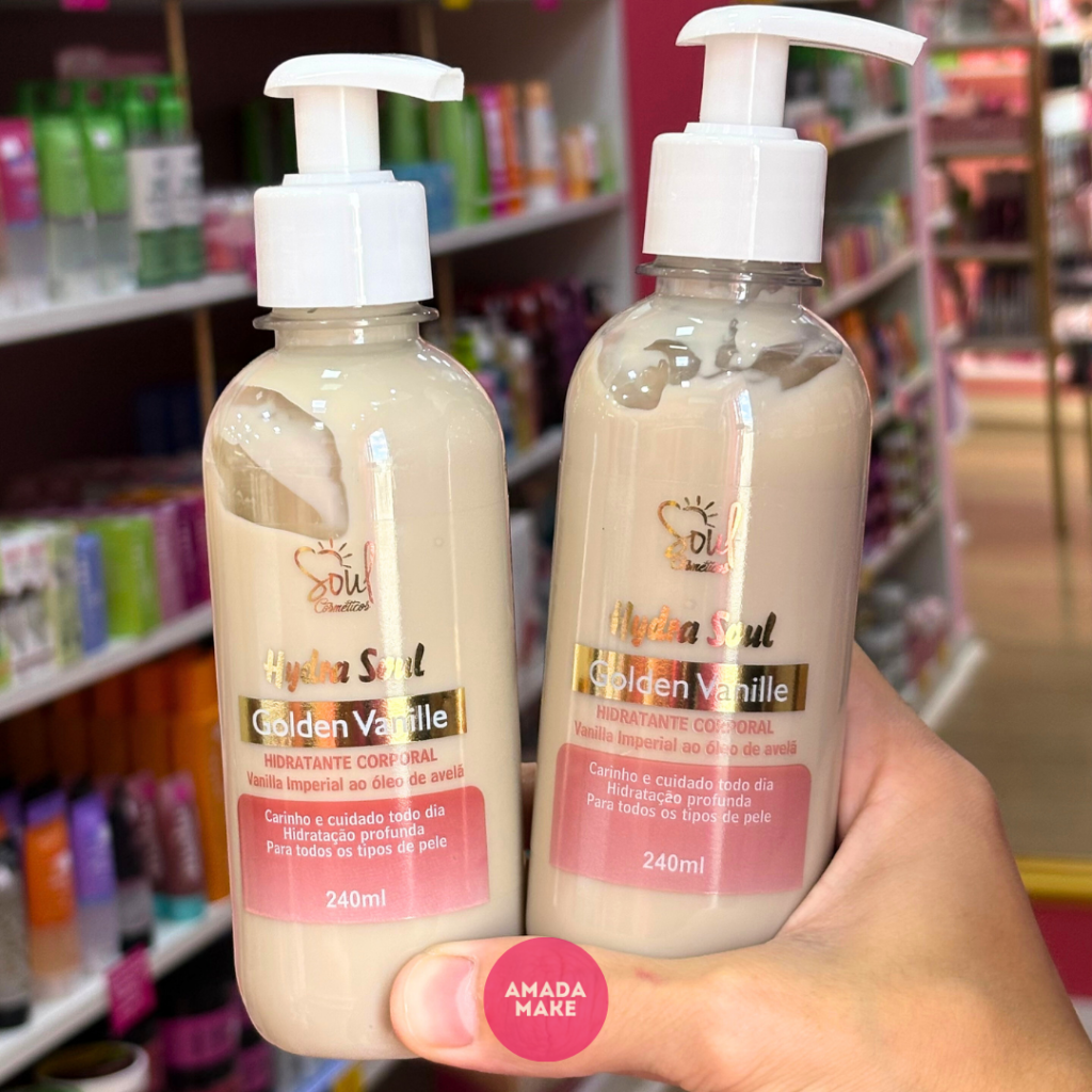 Hidratante Corporal Golden Vanilla Soul Cosméticos