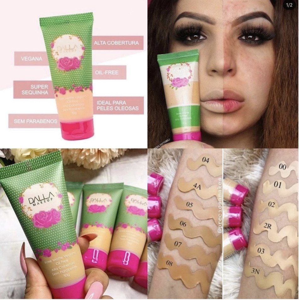 Base Matte Alta Cobertura Vegana Dalla