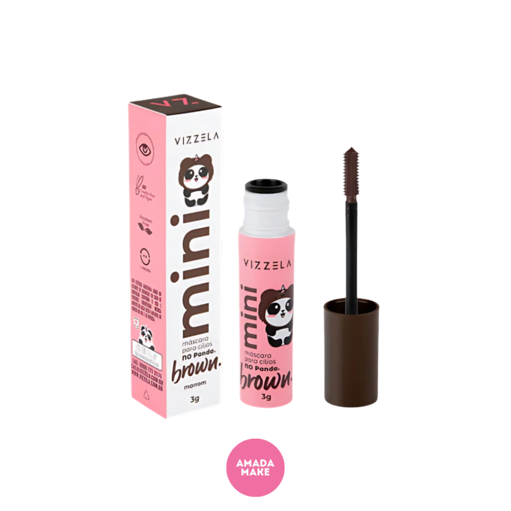 Mini Rímel Marrom Vizzela