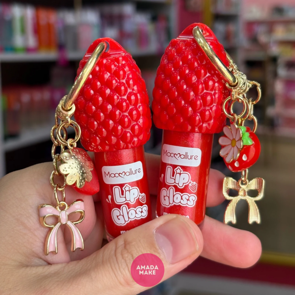 Gloss Chaveiro Strawberry
