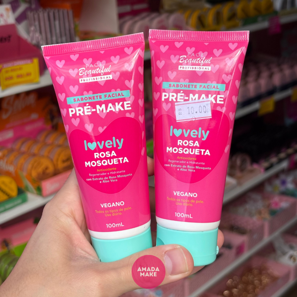 Sabonete Pré Make Rosa Mosqueta Face Beautiful