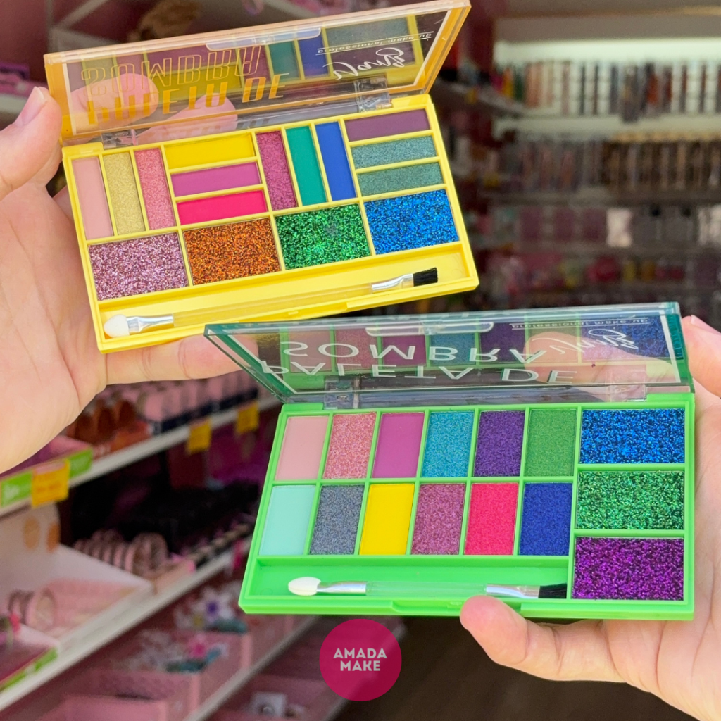 Paleta de Sombras Cores Copa do Mundo Yanz