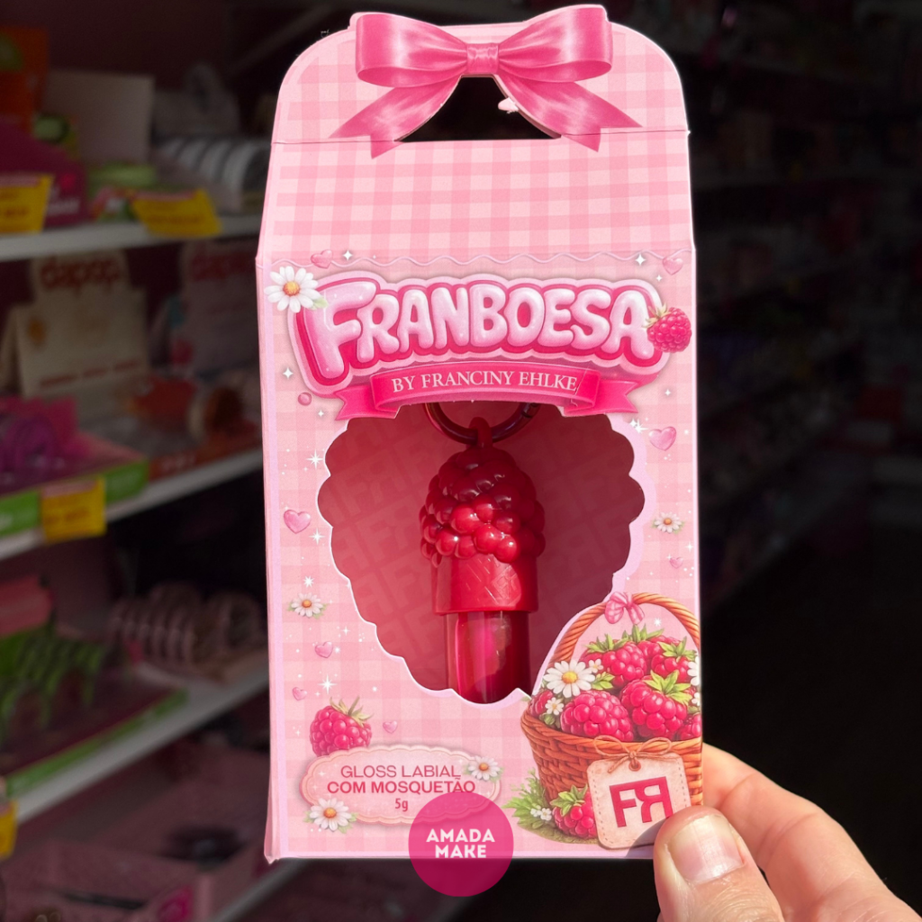 Gloss Inspiração Franboesa Franciny Ehlke