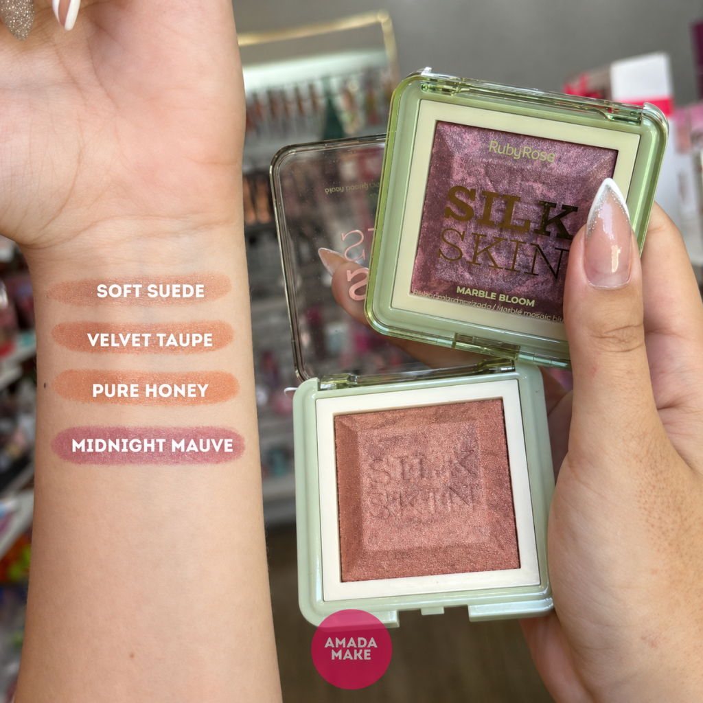 Blush Baked Marble Bloom Silk Skin Ruby Rose