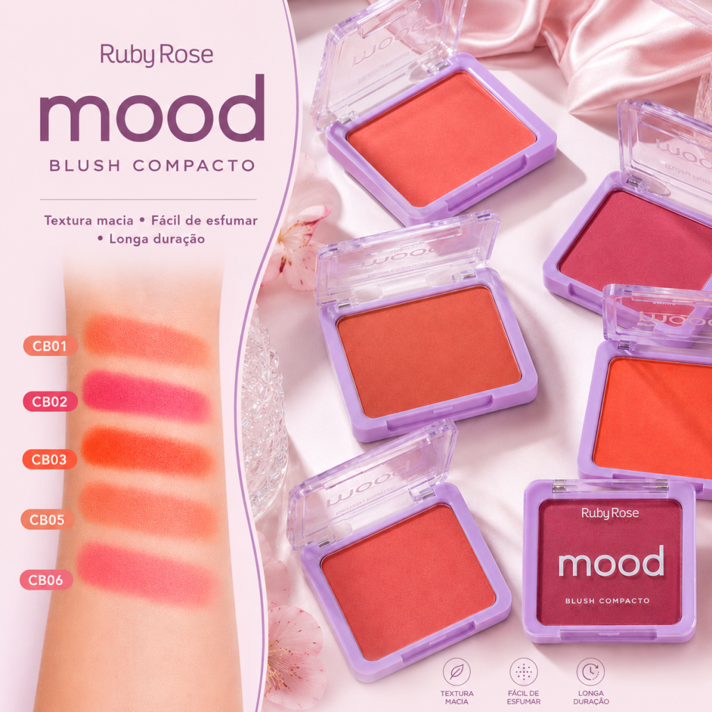 Blush Ruby Rose Mood Cremoso