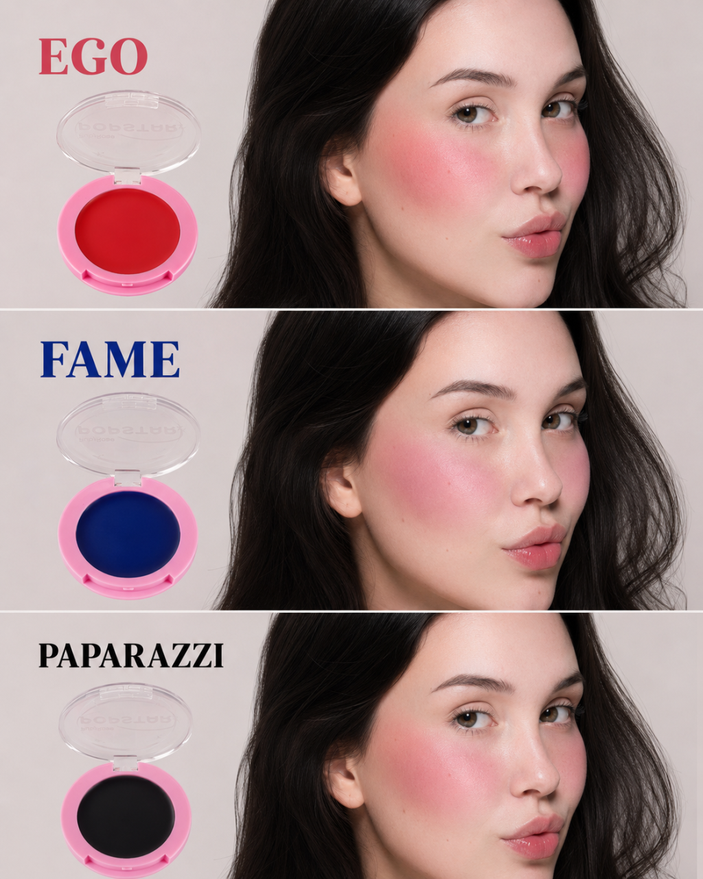 Blush cremoso Crazy Flush Popstar Ruby Rose 
