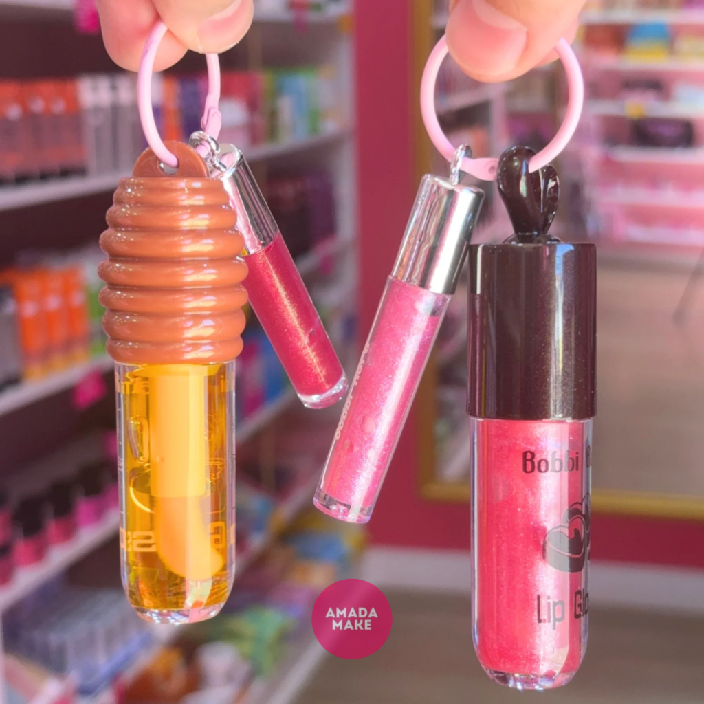 Gloss Chaveiro 2 em 1 Bobbi Rara