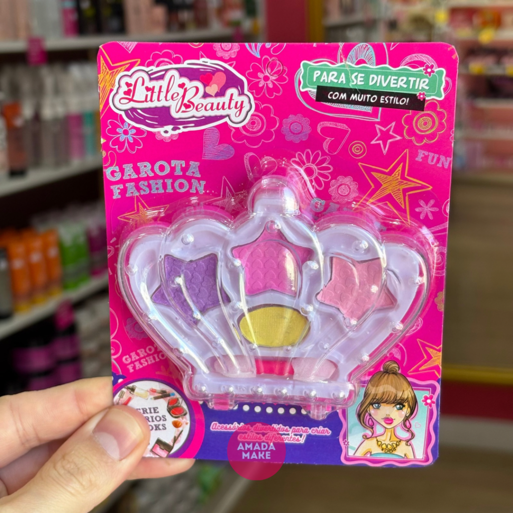Kit Maquiagem Infantil Coroa