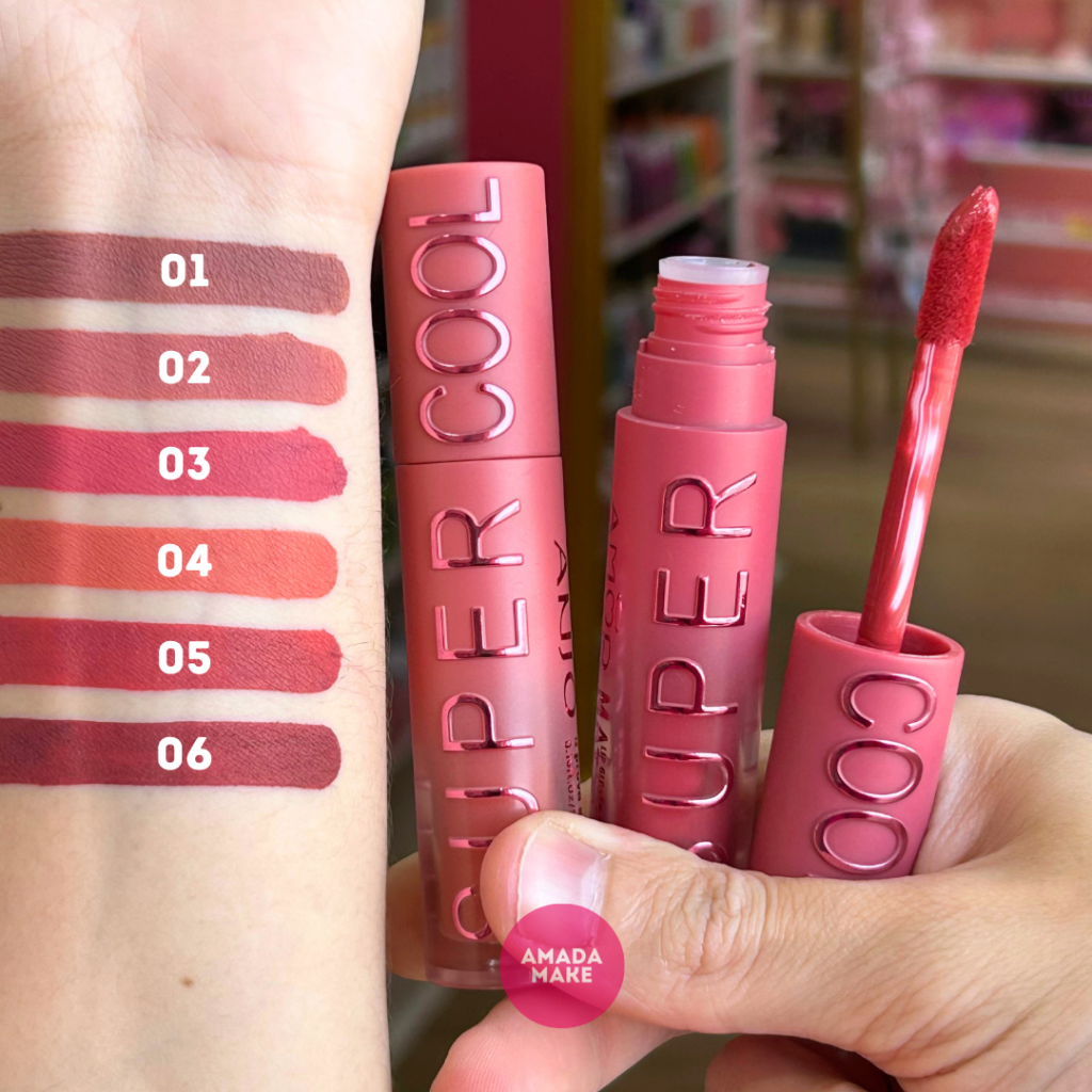 Batom Matte À Prova D'Água Super Cool Amor Anjo