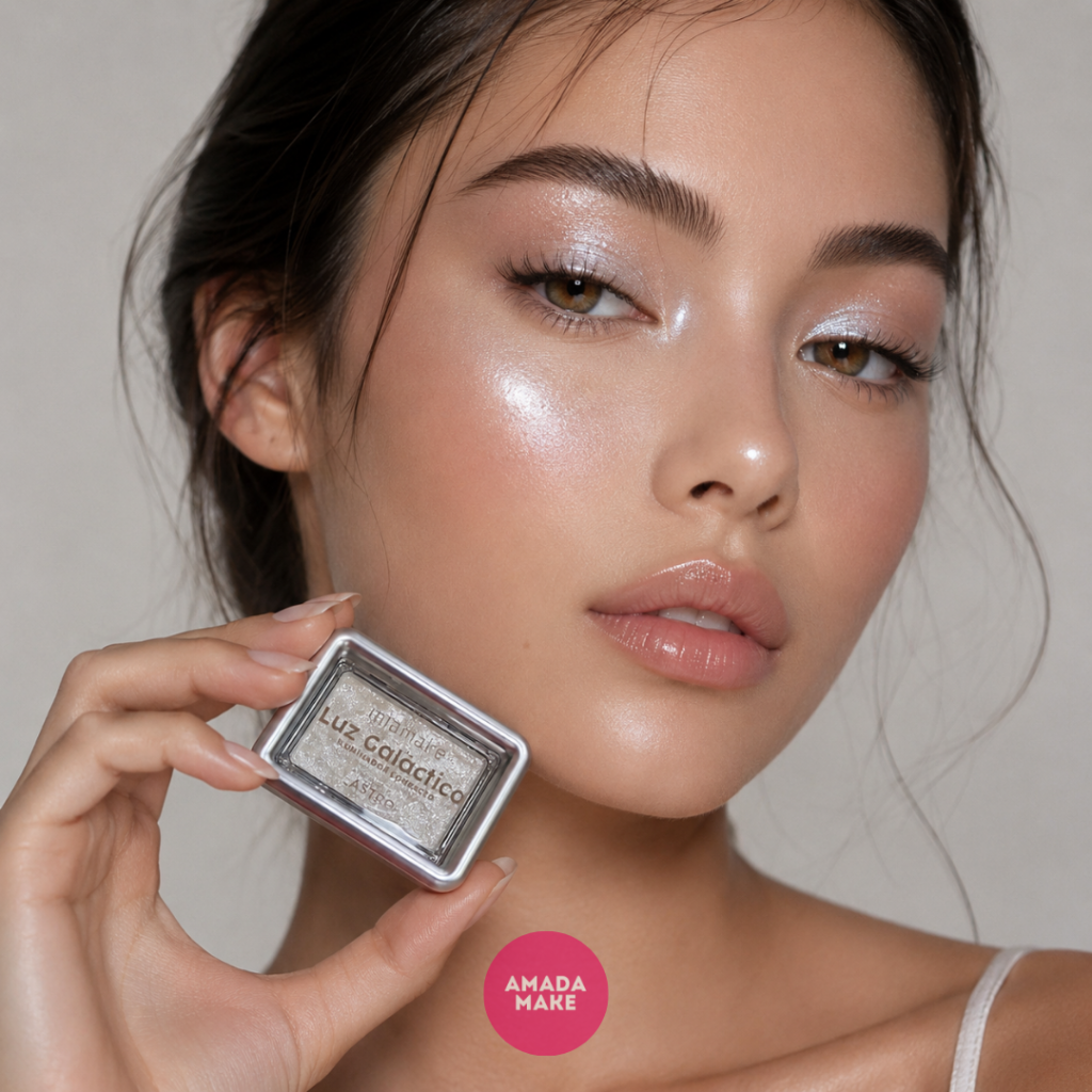 Iluminador Compacto Cremoso Luz Galática Mia Make
