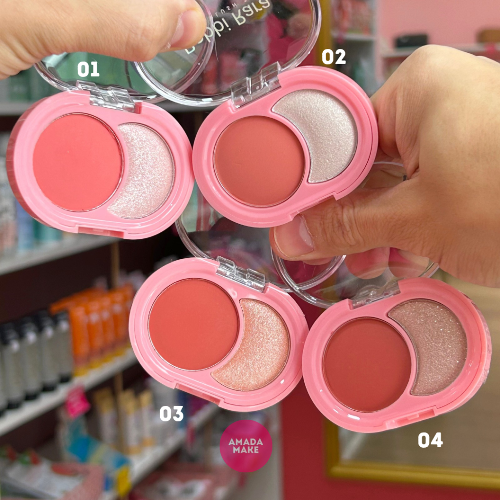 Duo de Mini Blush e Iluminador Bobbi Rara