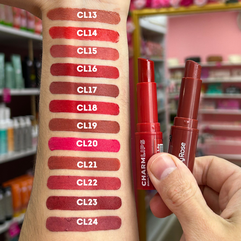 Batom Charm Lips Ruby Rose