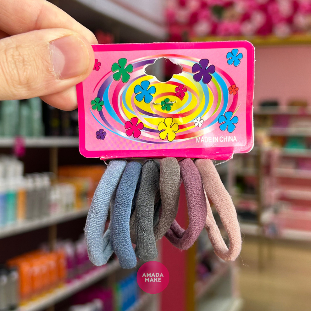 Xuxinhas Tons Neutros para Cabelo - 6 unidades