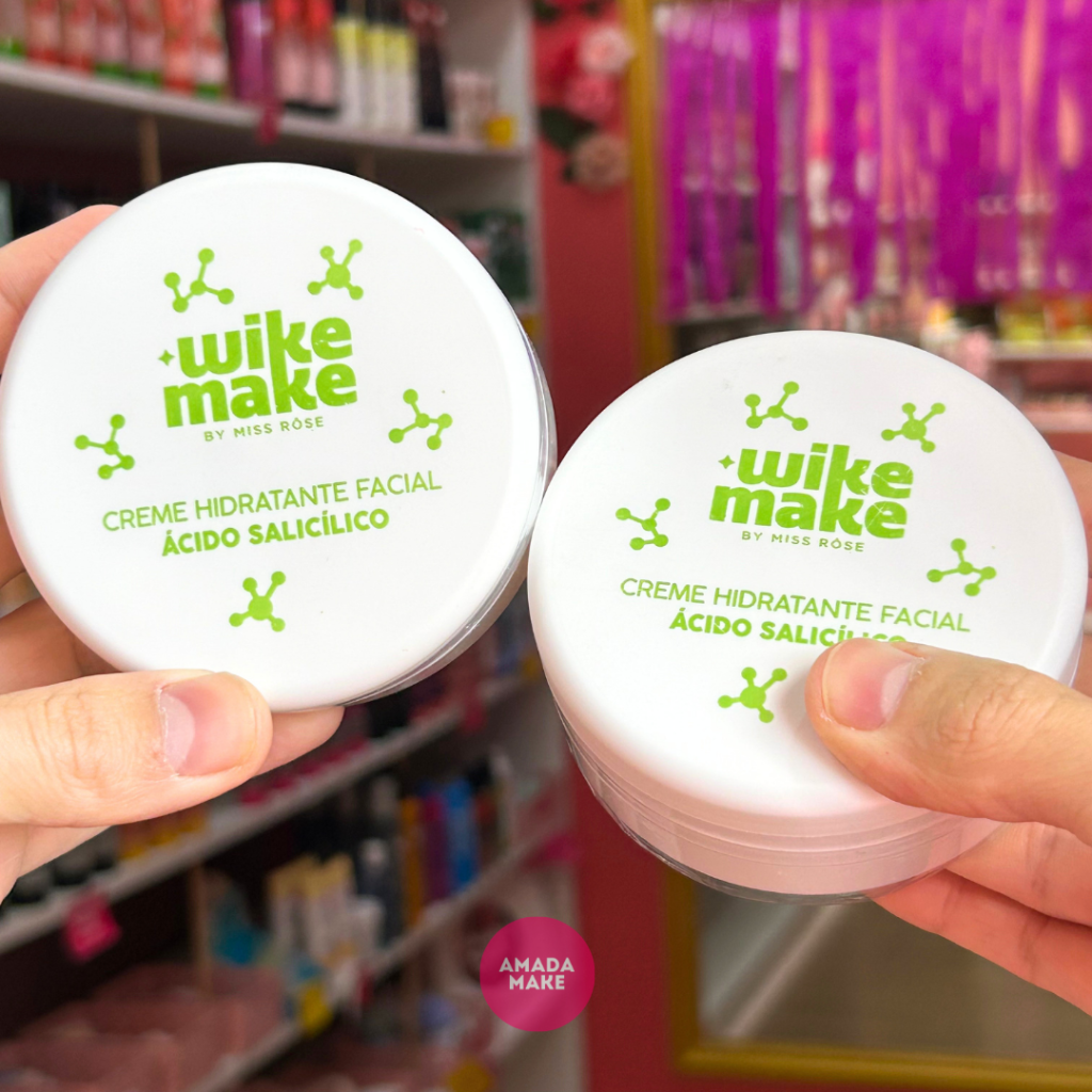 Creme Hidratante Facial Ácido Salicílico Wike Make Miss Rôse