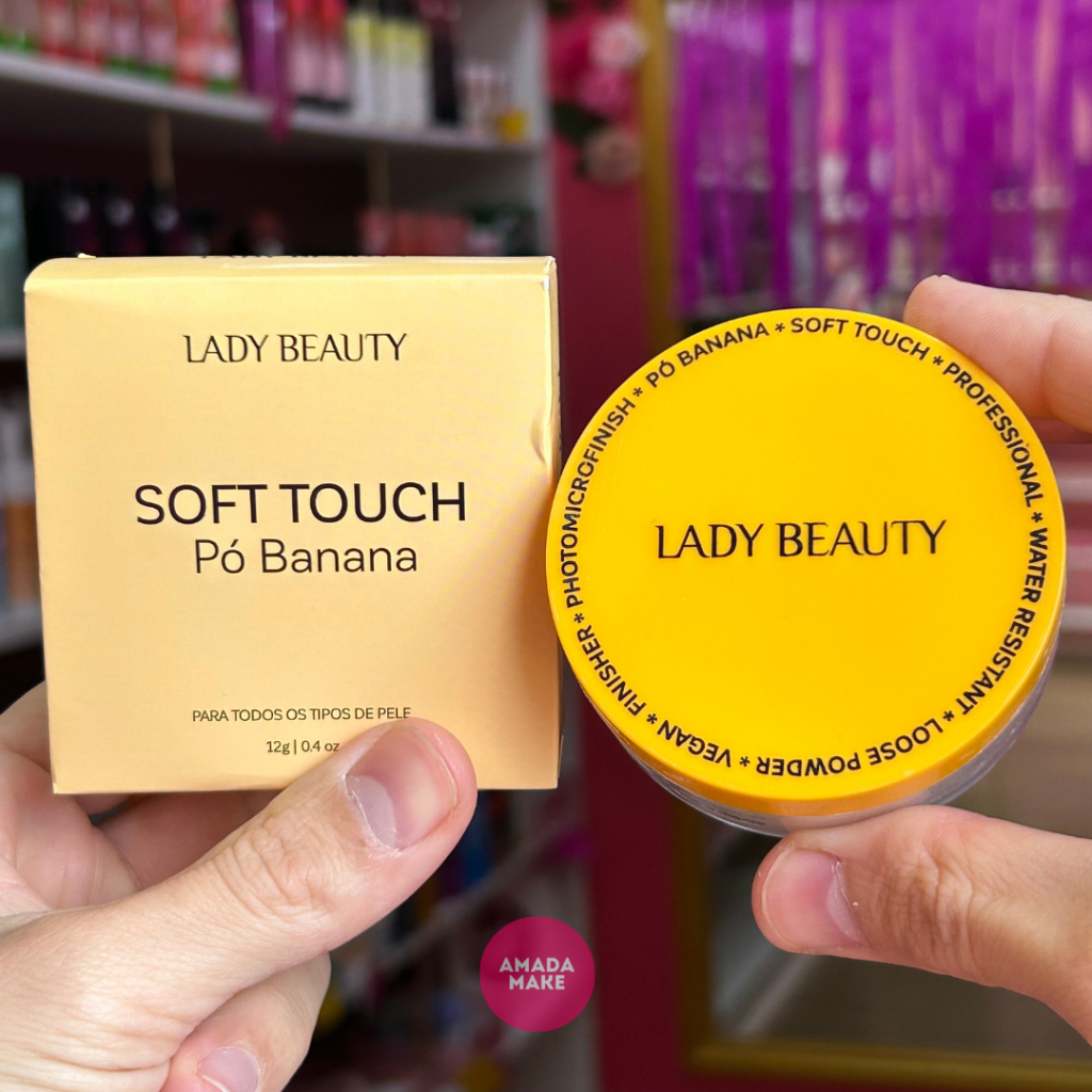 Pó Solto Soft Touch Lady Beauty Banana 