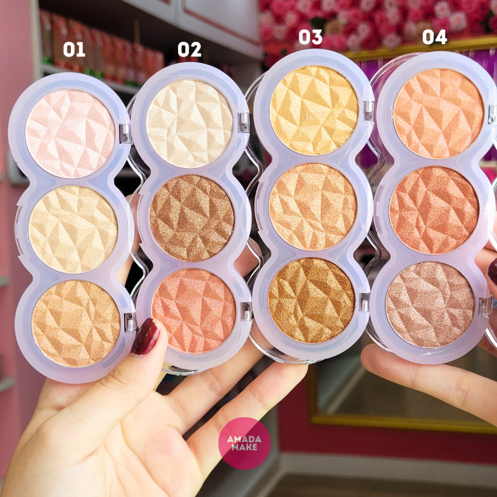 Paleta Trio de Iluminadores My Life – 3 Cores