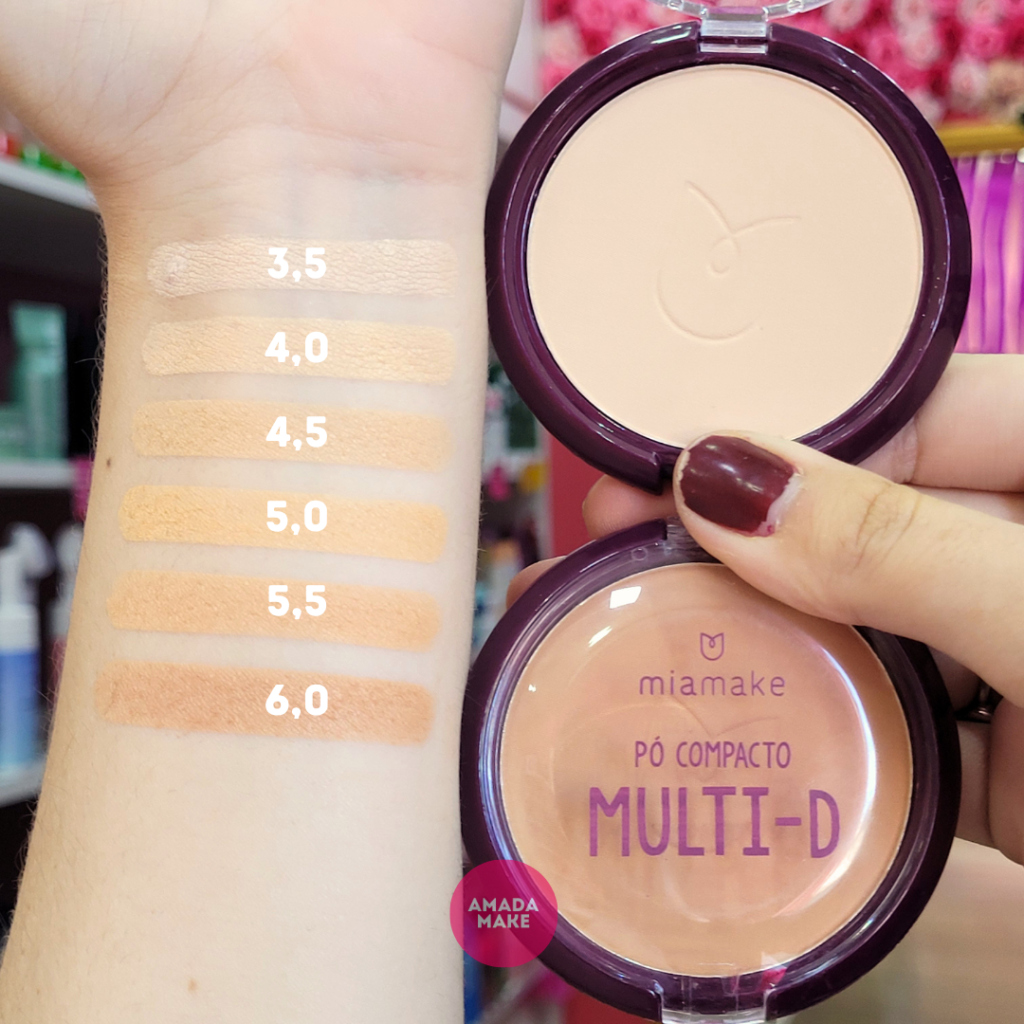 Pó Compacto Multi-D Mia Make