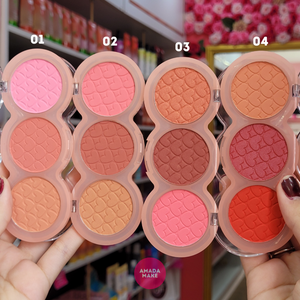 Paleta Trio de Blush My Life – 3 Cores