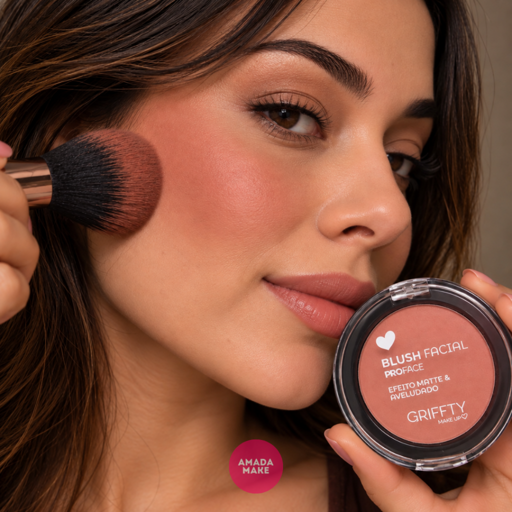 Blush  Compacto Griffty – Cor 08