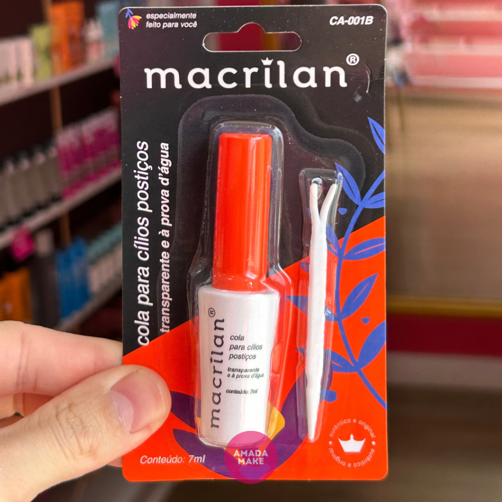 Cola Para Cílios Transparente  Macrilan 
