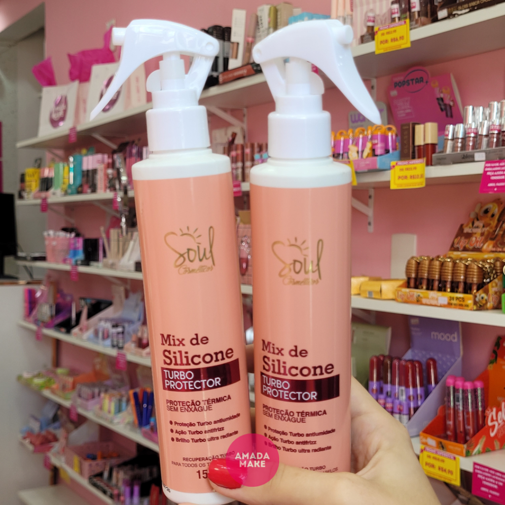 Protetor Térmico Capilar Mix de Silicone Turbo Protector Soul Cosméticos