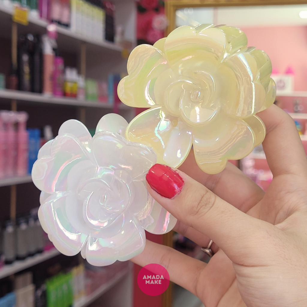 Presilha Flor Holográfica 