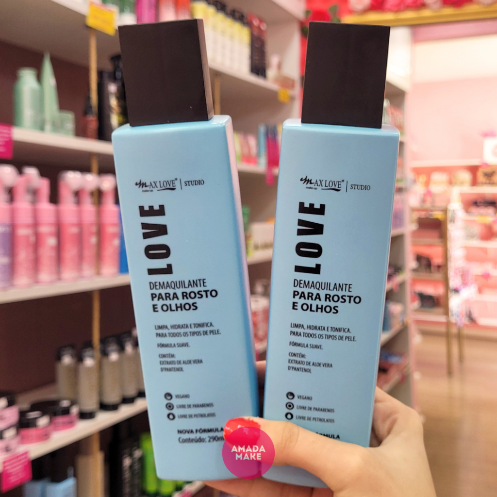 Demaquilante para Rosto e Olhos Love Max Love