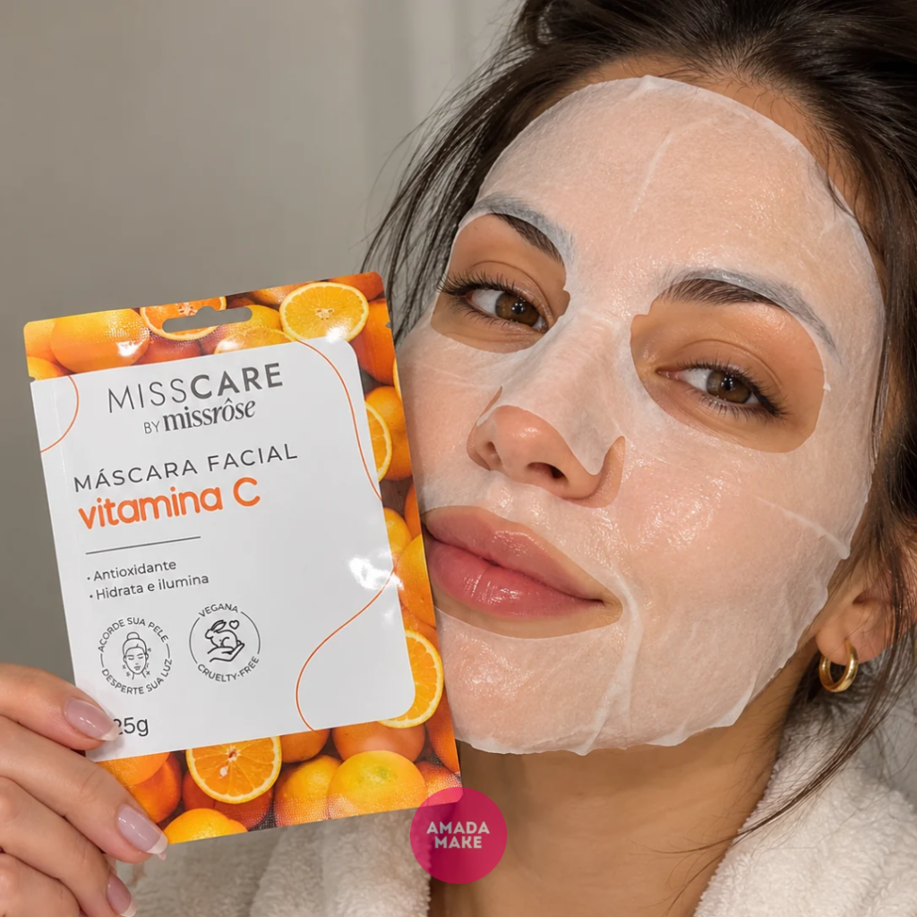 Máscara Facial Coreana - Vitamina C