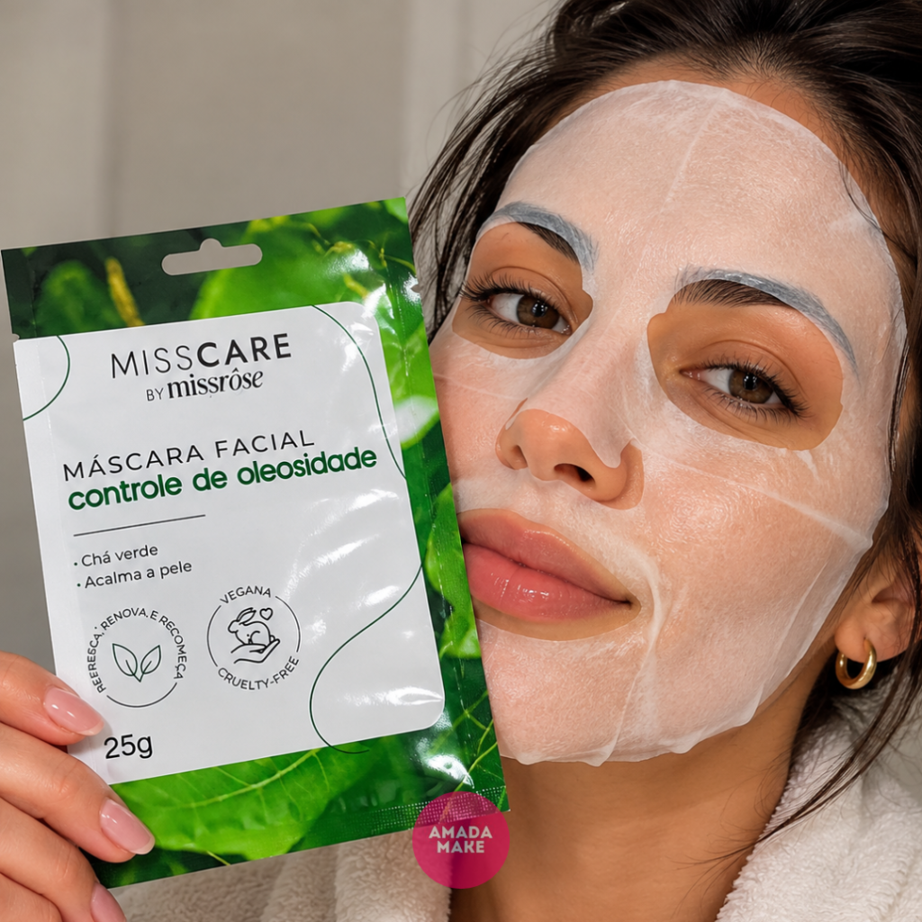 Máscara Facial Coreana - Controle de Oleosidade