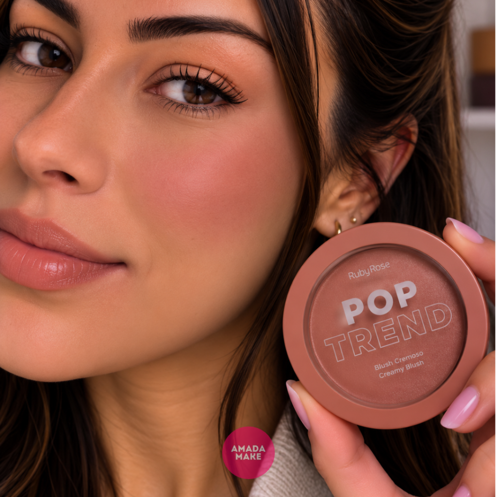 Blush Cremoso Pop Trend Ruby Rose - PT40