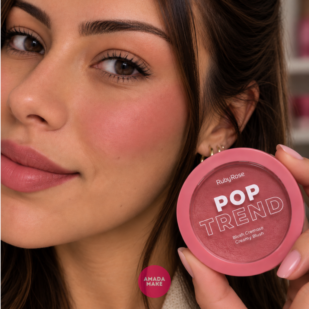 Blush Cremoso Pop Trend Ruby Rose - PT10
