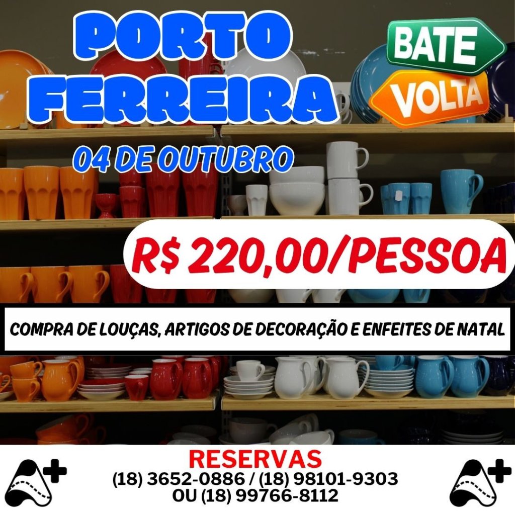 PORTO FERREIRA - BATE E VOLTA