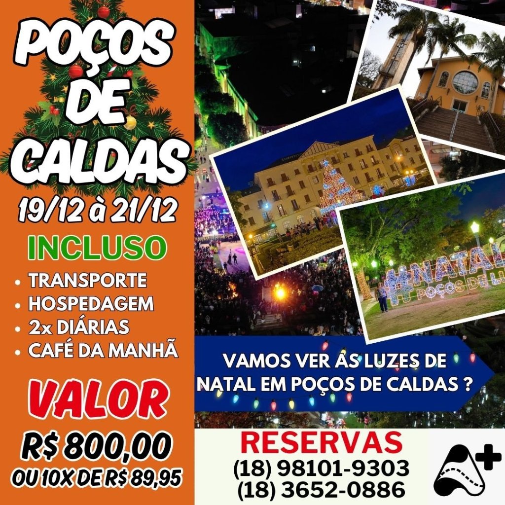 POÇOS DE CALDAS - LUZES DE NATAL