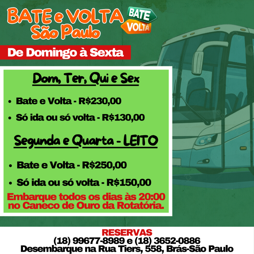 SÃO PAULO BATE E VOLTA