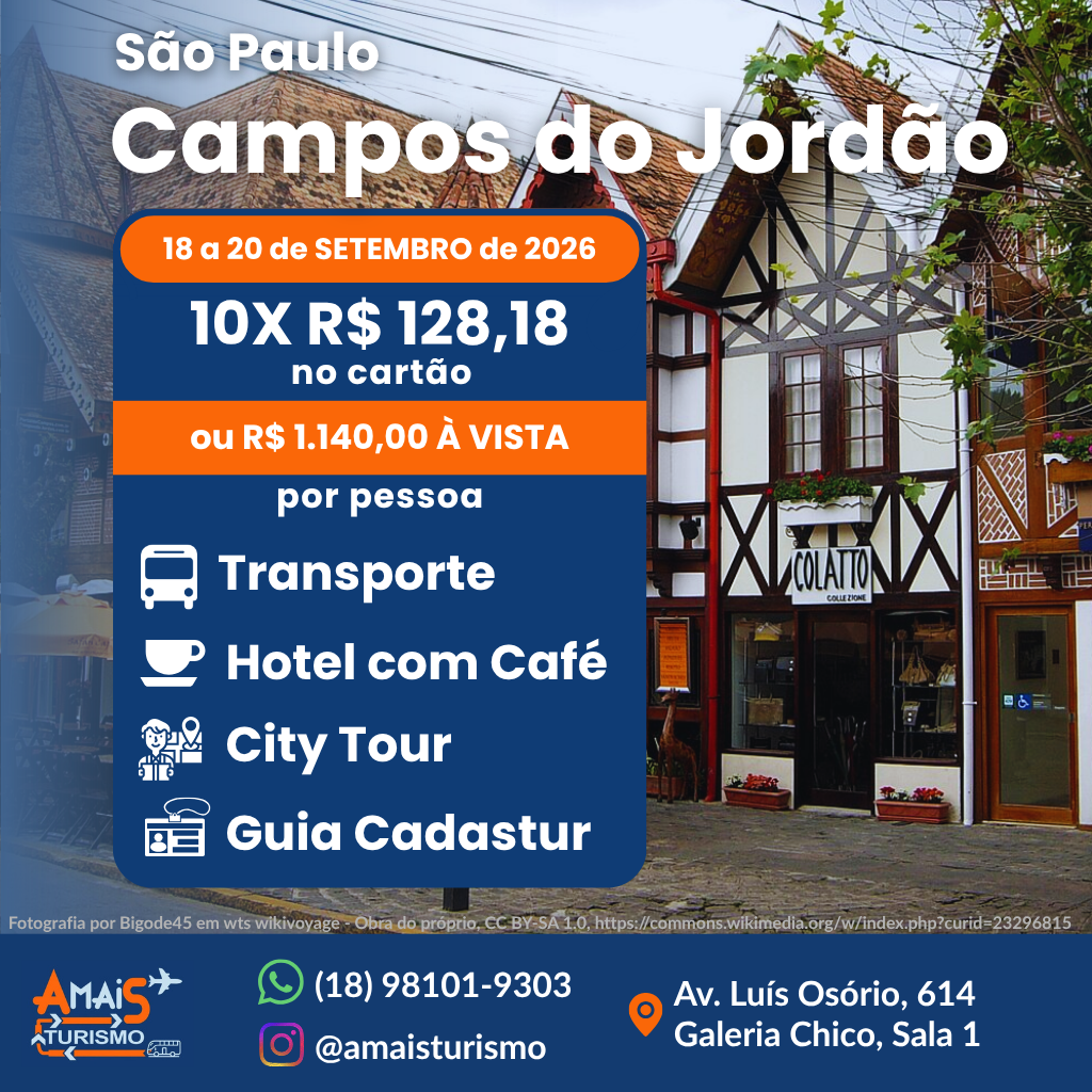CAMPOS DO JORDÃO - SETEMBRO DE 2026