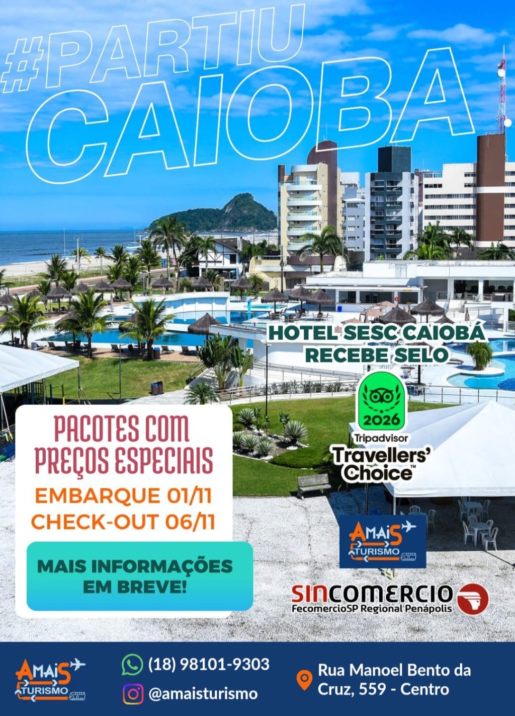 SESC CAIOBÁ - NOVEMBRO 2026