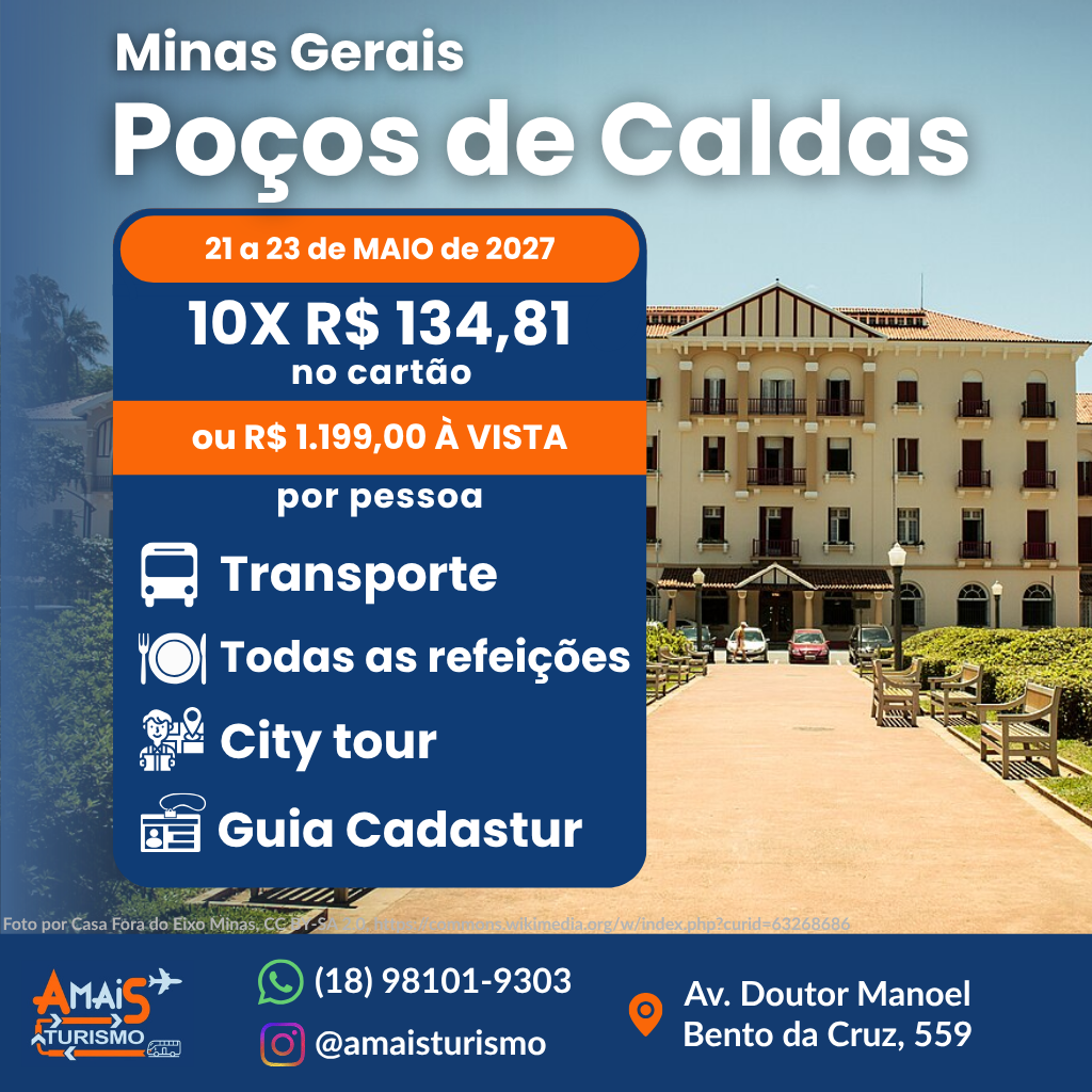 POÇOS DE CALDAS - MAIO 2027