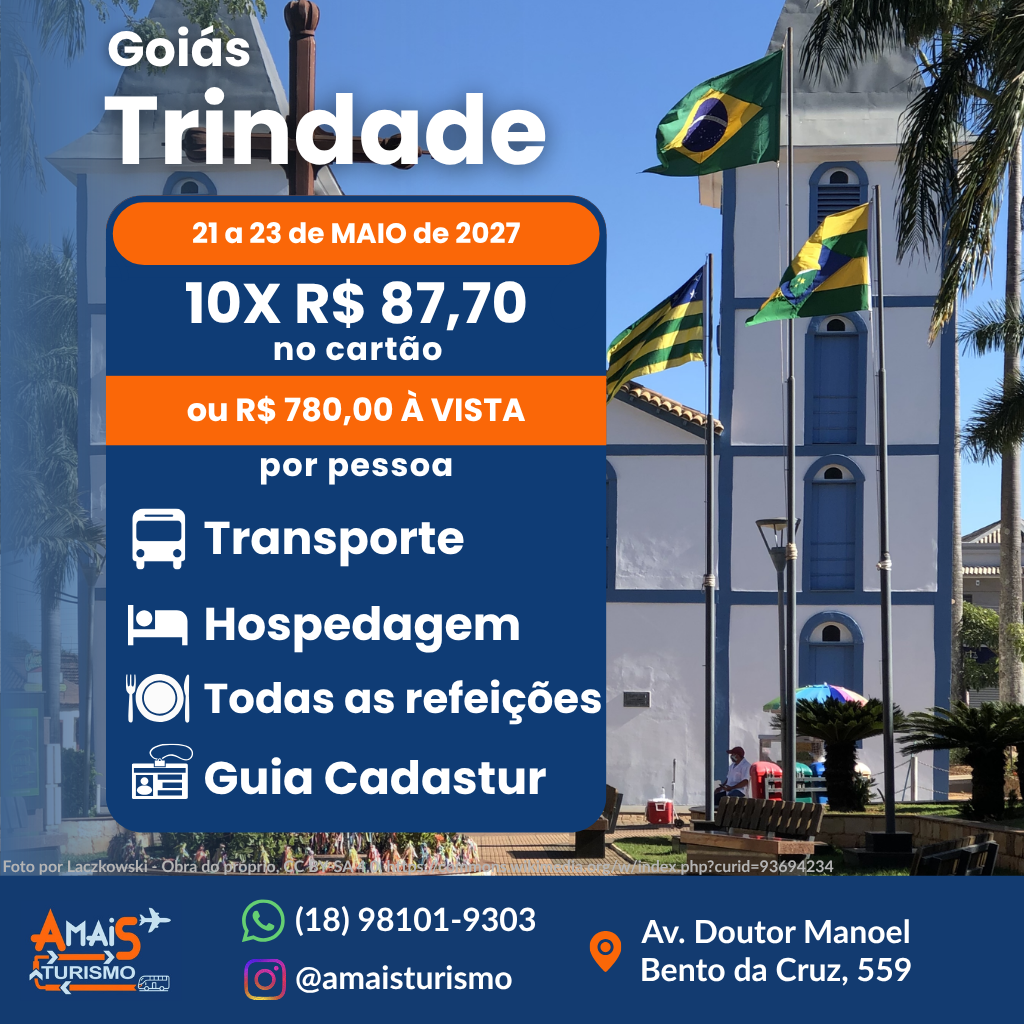 TRINDADE - MAIO DE 2027