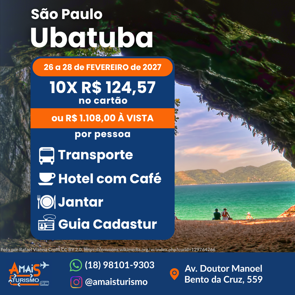 UBATUBA - FEVEREIRO DE 2027