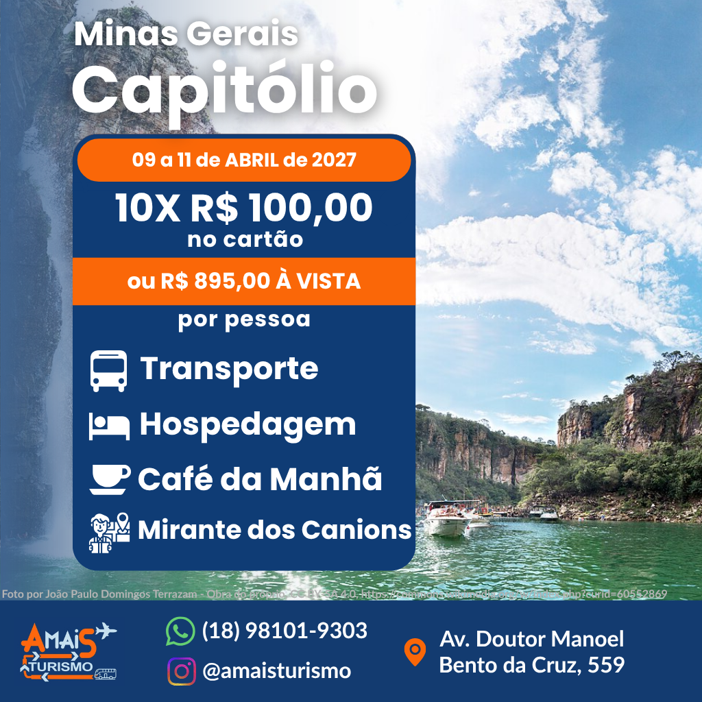 CAPITÓLIO - ABRIL DE 2027