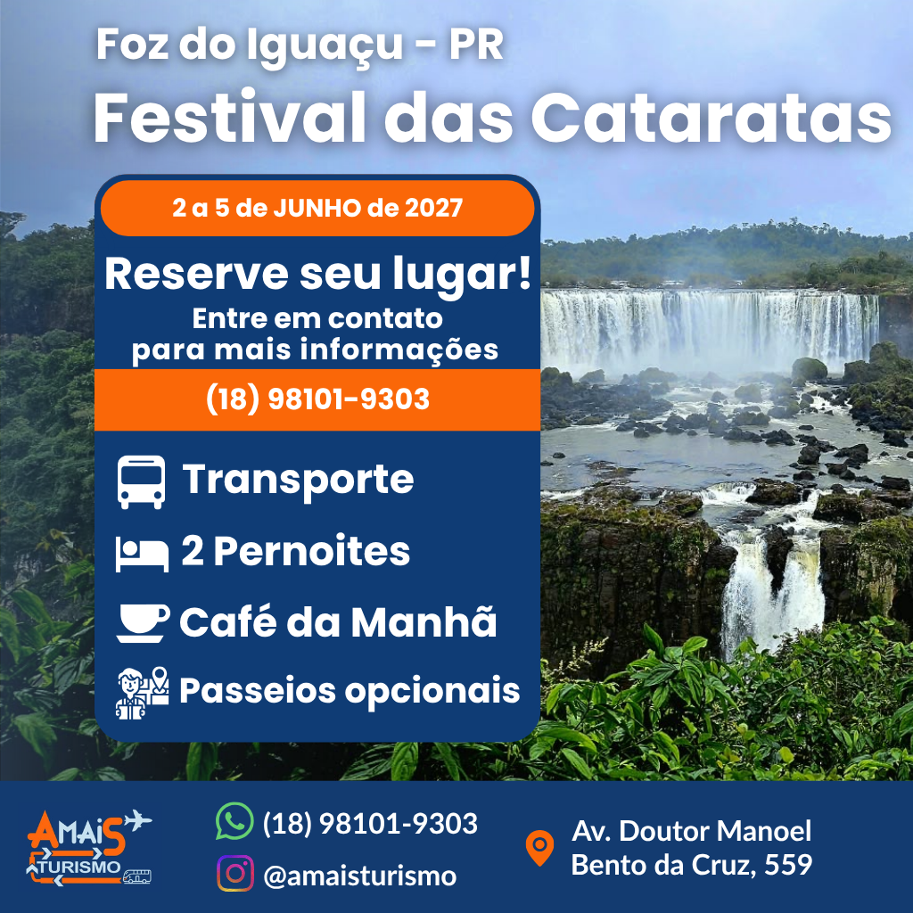 FOZ DO IGUAÇU - JUNHO DE 2027