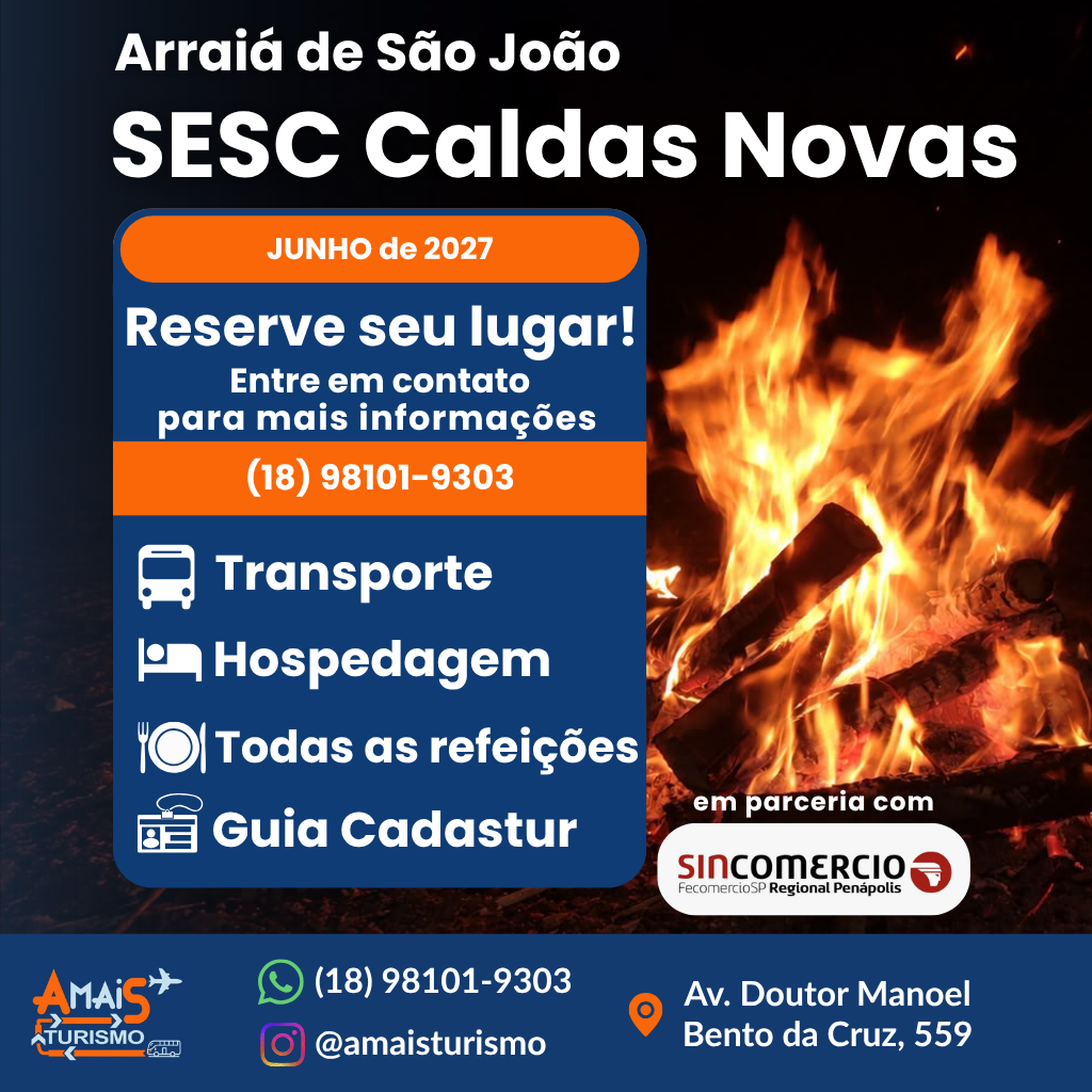 SESC CALDAS NOVAS - JUNHO DE 2027