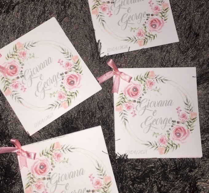 Manual dos Padrinhos 12 Páginas (Manual 12 - 01) Rose Rosa