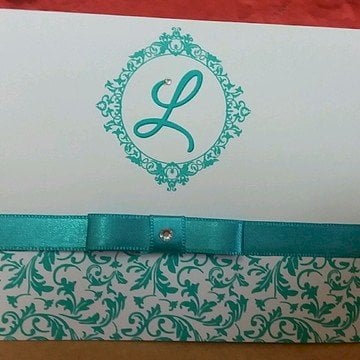 Convite para 15 Anos (A4 15anos - 10) Arabesco Dourado