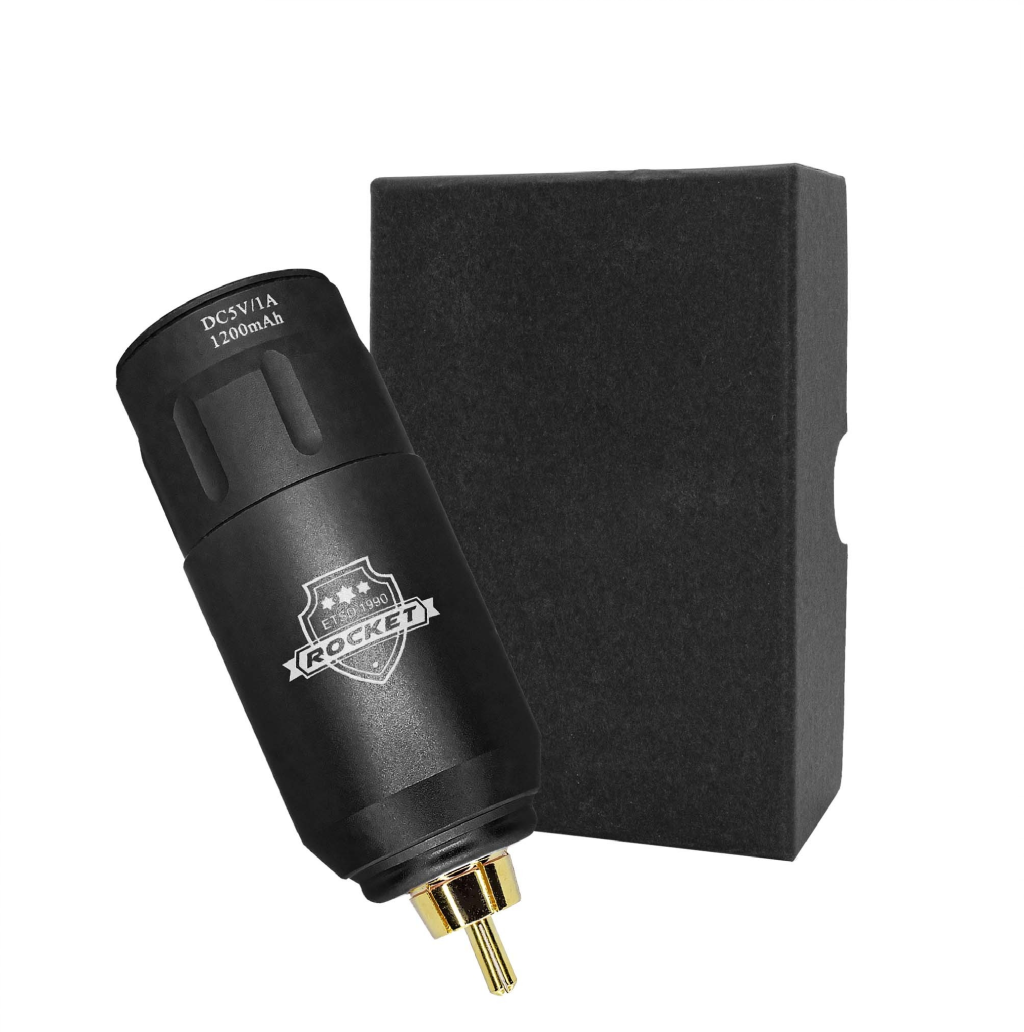 Fonte sem fio bateria portátil para tatuagem rocket