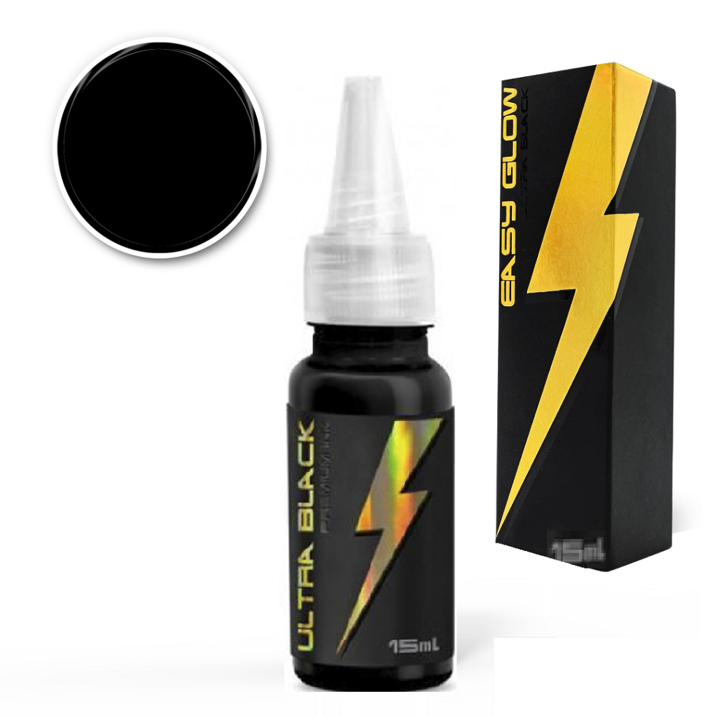 Tinta Easy Glow Ultra Liner Black - 15ml