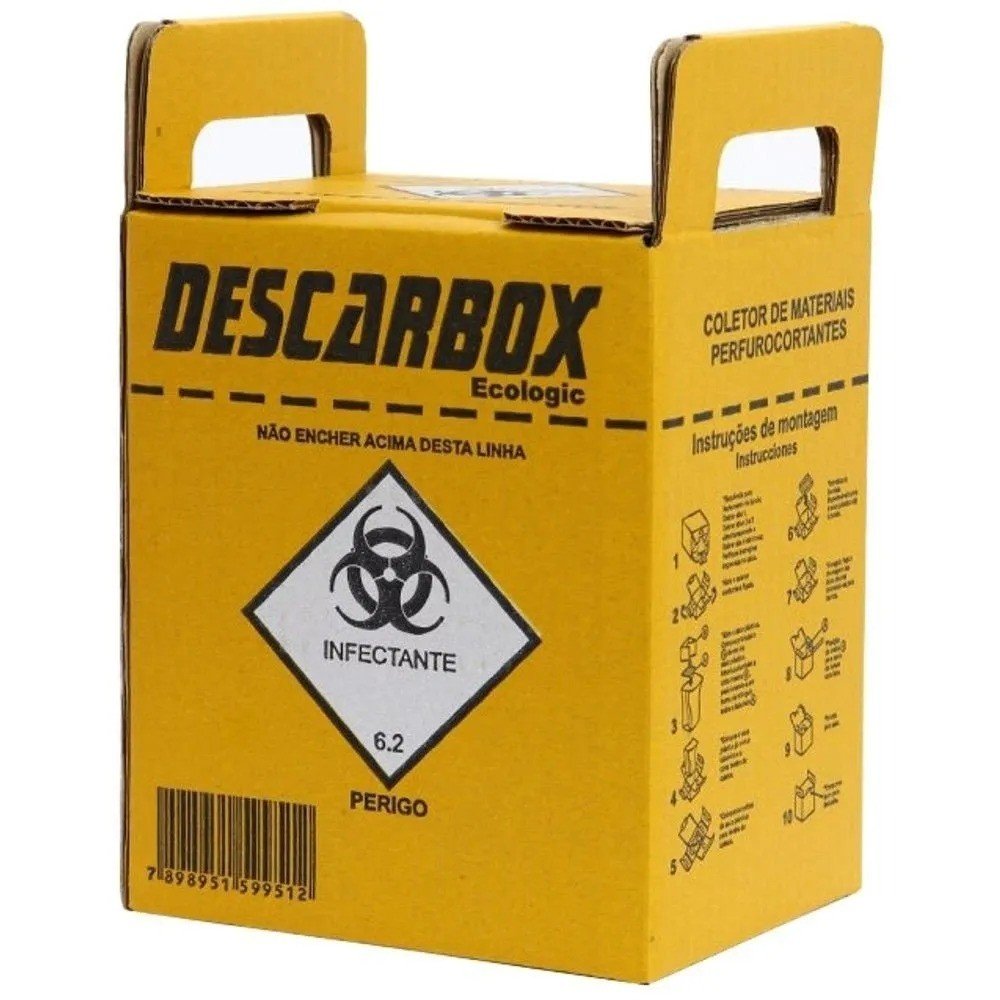 Coletor perfuro cortante Descarbox - 03lt