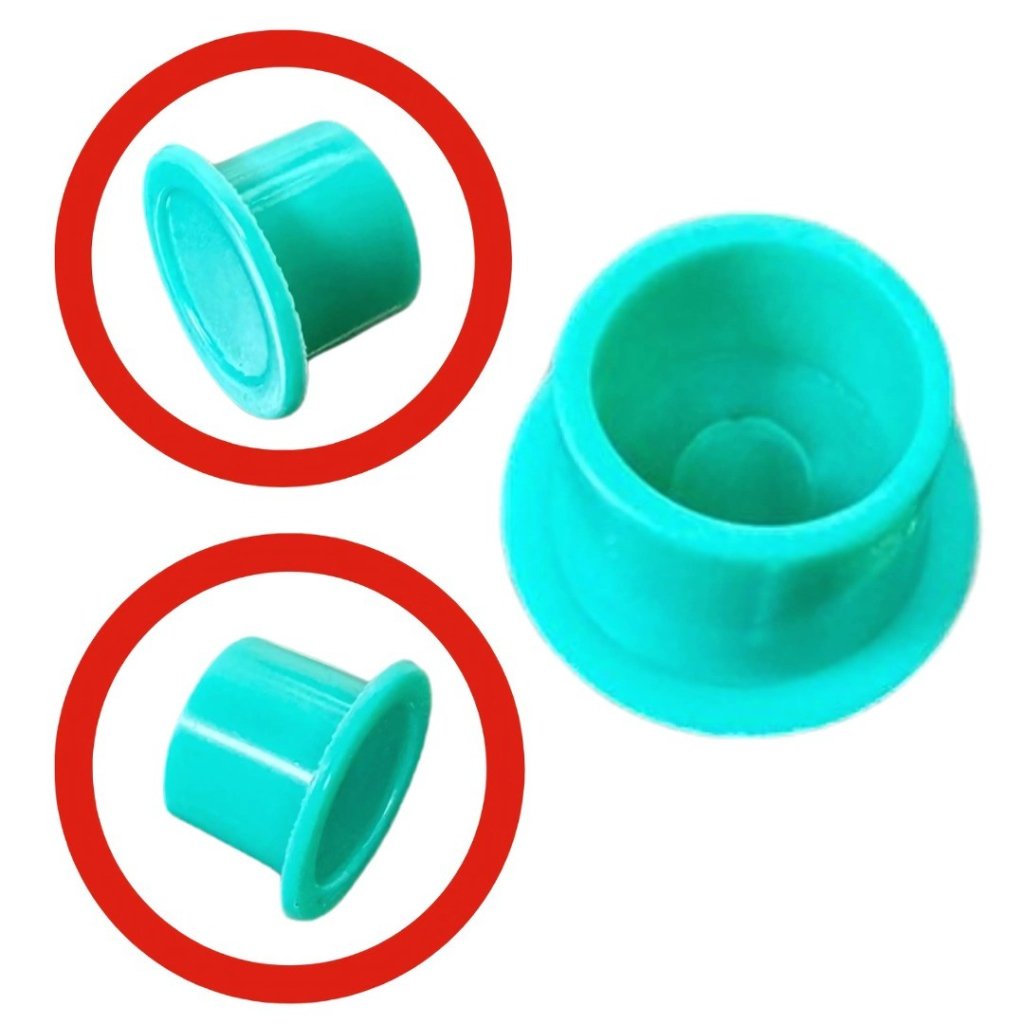 Batoque Silicone c/base Trestini Verde - M