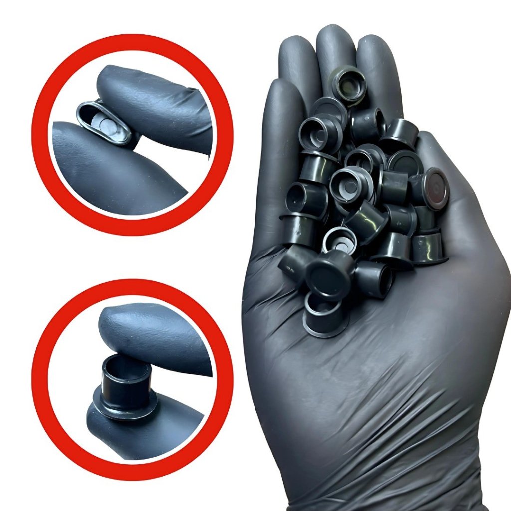 Batoque Silicone c/base Trestini Preto - M