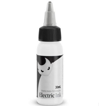 Tinta Electric ink cor BRANCO REAL - 30ml